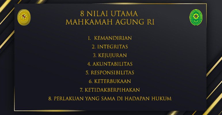 8 nilai utama MARI