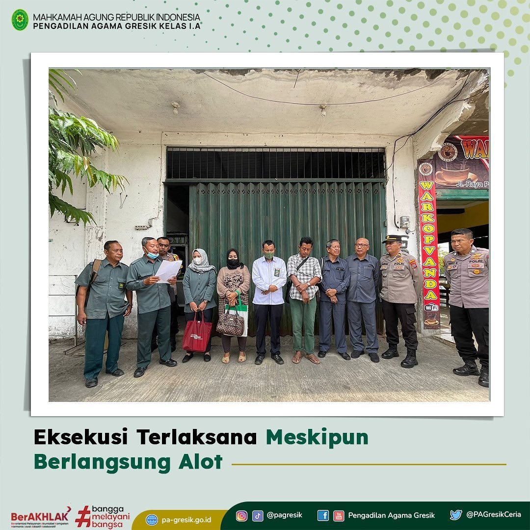 Eksekusi Terlaksana meskipun alot  8 5 23 2