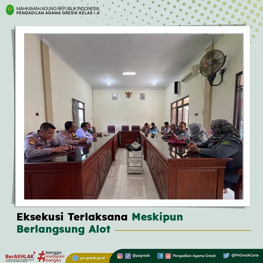 Eksekusi Terlaksana meskipun alot  8 5 23 3