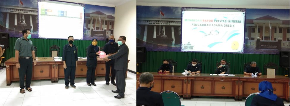 Evaluasi Kinerja Pegawai, Ketua PA Gresik Berikan Reward 2 6 20