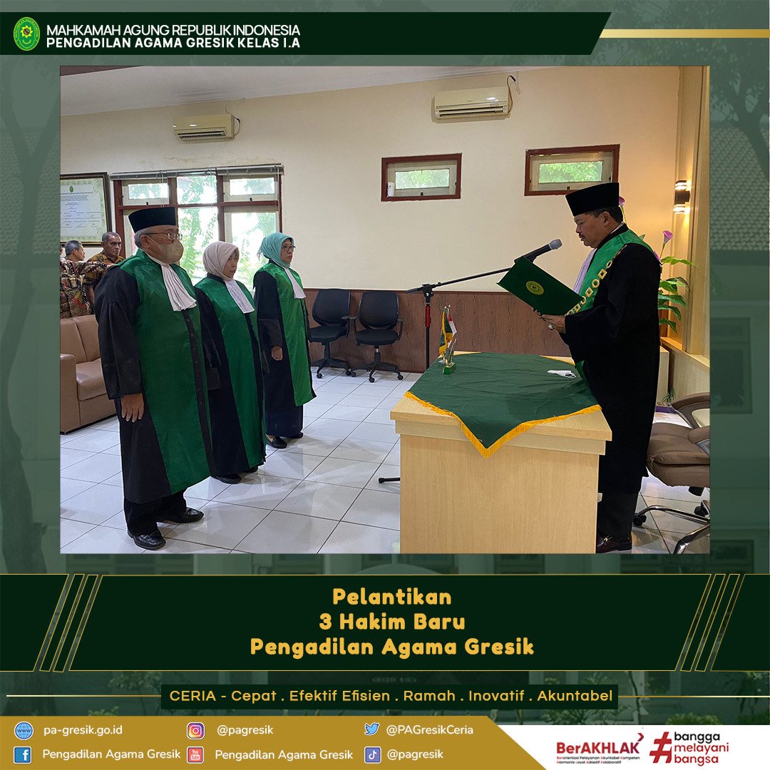 Pelantikan Hakim 8 12 22