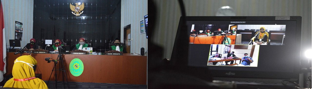 teleconference sidang
